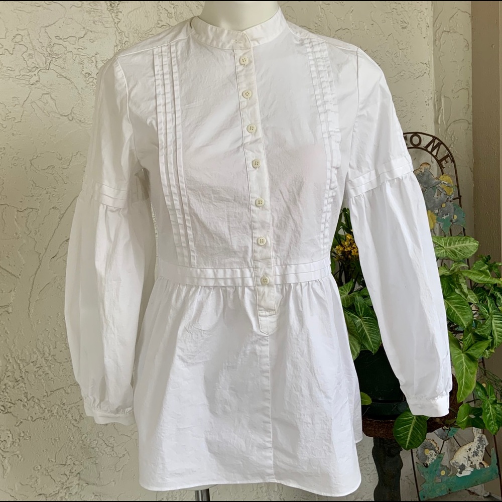 VTG Tuxedo Emanuel Liberté Fitted Blouse